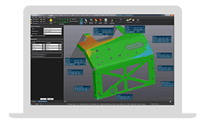 VXinspect™ is an intuitive and powerful 3D inspection software designed for first article inspection (FAI) and production quality control. 