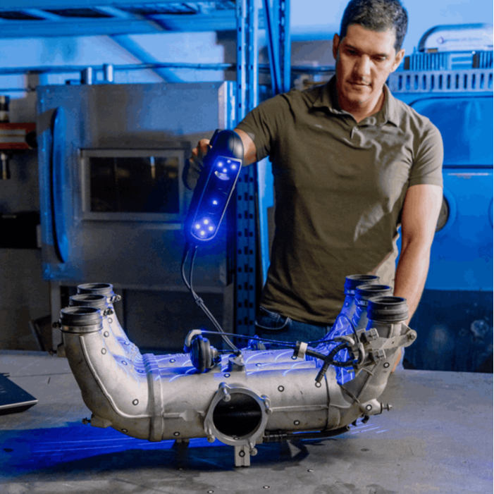 portable metrology-grade 3D scanners. high accuracy HandySCAN 3D | SILVER Series